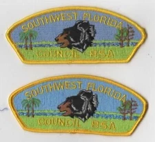 Sothwest Florida Council Lot of 2 Shoulder Patches CSP [CSP-1845]
