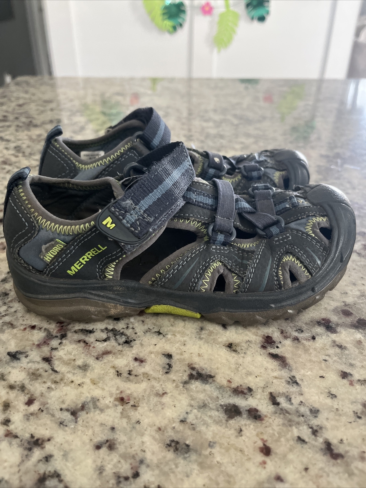 Merrell ML Boys Hydro H2O sandalo sportivo escursionista 13M pelle USA MC54859 BLU