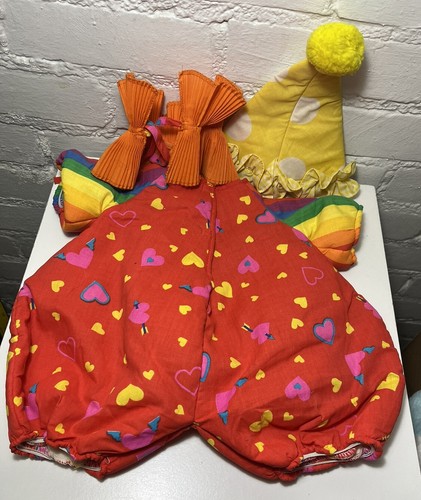 Vestito bambola pagliaccio bambino pagliaccio toppa cavolo vintage - Foto 2 di 3