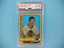 1972/73 O-PEE-CHEE NHL HOCKEY CARD #198 CHICO MAKI PSA 8 NM/MINT 72/73 OPC