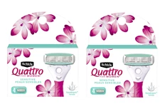 Schick Quattro For Women Sensitive Razor Blades, 8 Refill Cartridges