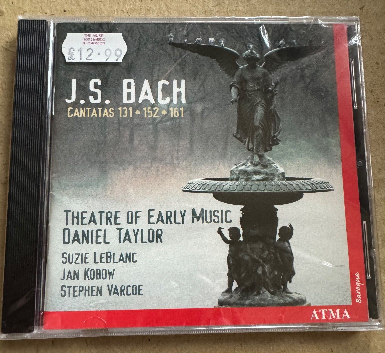 J.S. Bach:Cantatas 131, 152 & 161 Daniel Taylor NEW SEALED CD