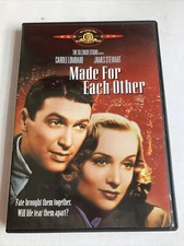 Made For Each Other (1939) DVD Carole Lombard James Stewart MGM