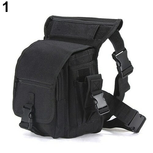 BOLSO TACTICO MILITAR para la Pierna Cintura Canguro Bolsa Mochila Riñonera - Imagen 8 de 10