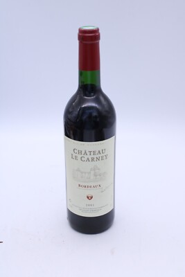 Vin De Bordeaux Chateau Le Carney Rotwein Wein Bordeaux 2001 Paul Bocuse 12,5%