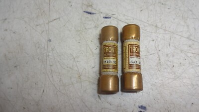 Lot of 2 New KAX-30 Bussmann Tron 30 Amp 250 Volt Rectifier Fuse
