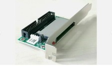 40 PIN COMPACT FLASH CARD 3.5 IDE CONVERTER ADAPTER PCI BRACKET BACK INSTALL NEW