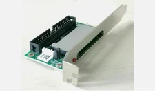 40 PIN COMPACT FLASH CARD 3.5 IDE CONVERTER ADAPTER PCI BRACKET BACK INSTALL NEW