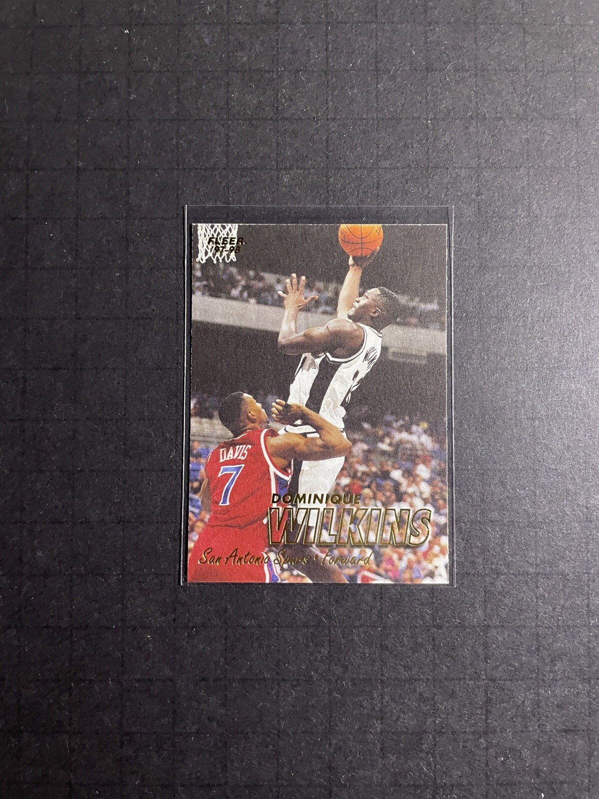 1997-98 Fleer Dominique Wilkins Card #36 - San Antonio Spurs (1)