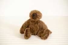 Vintage Large Brown Fuzzy Teddy Bear Stuffed Animal Plush Toy 17"