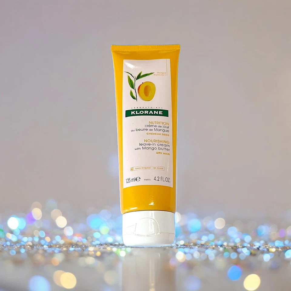 Crema sin enjuague Klorane con manteca de mango 4,2 FL OZ nueva sin caja y sellada Foto 3 de 4