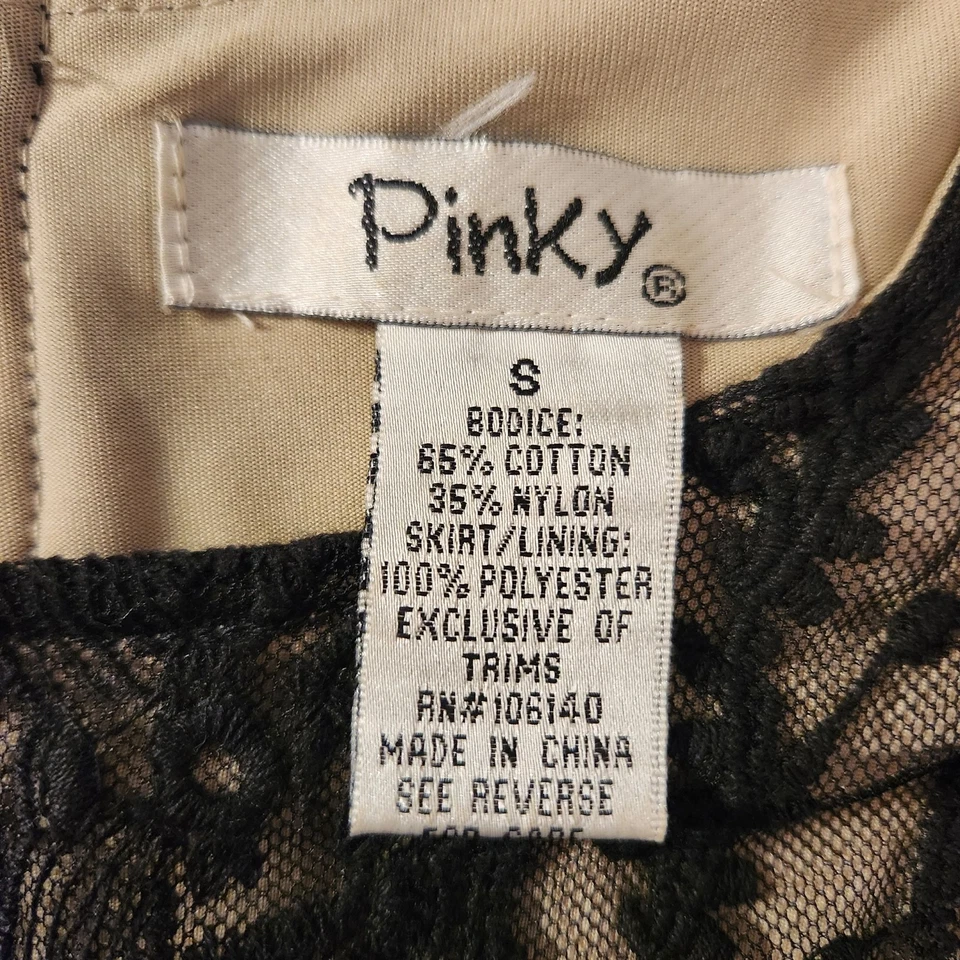 Vestido Pinky Superposición de Encaje Transparente S Madonna Buscando Susan Boho Gótico Años 80 Bruja Foto 3 de 4