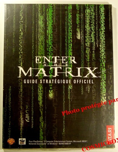 GUIDE stratégique officielle ENTER the MATRIX pour jeu video PS2 X-BOX PC Atari - 第 1/2 張圖片