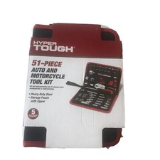 Hyper Tough 51-piece Auto And Motorcycle Tool Kit