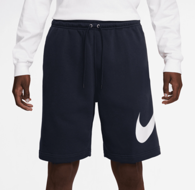 NEW* Men's NIKE Essential Club Swoosh Graphic Sweat Short Navy