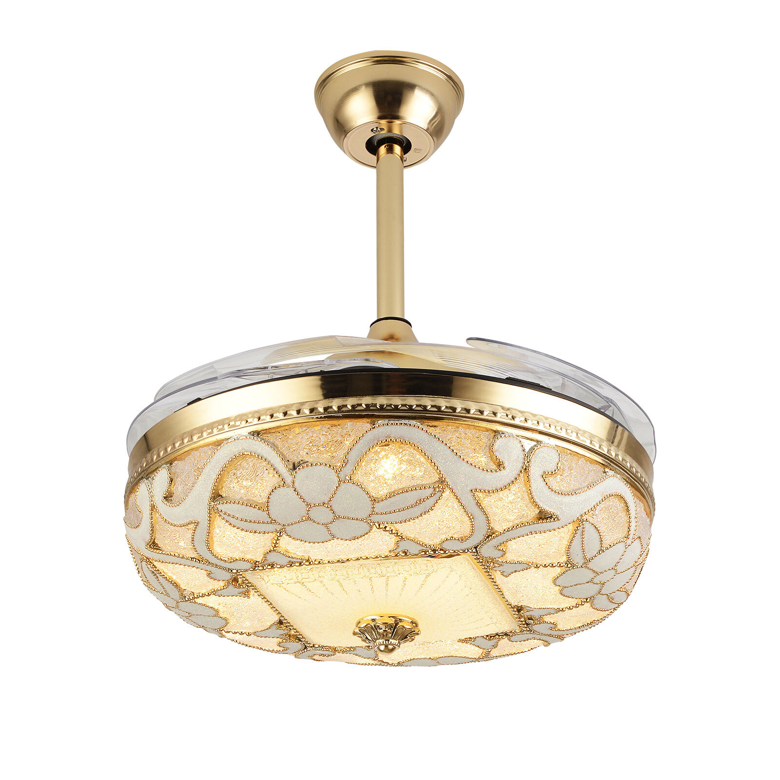 Flush Mount Ceiling Fan Ceiling Fan Ceiling Fan 6 Speed + Remote Control 90-260V