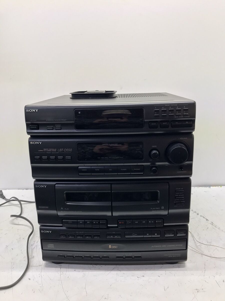 Sony LBT-D550 Hi-Fi Stereo System TESTED WORKING | eBay Sony LBT-D550 Hi-Fi Stereo System TESTED WORKING | eBay