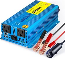LVYUAN 1000 Watt Pure Sine Wave Power Inverter 24V DC to 110V/120V ... Fast Ship