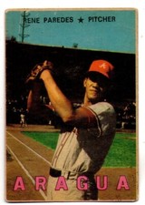 1967 TOPPS  Venezuela #82 RENE PAREDES Very Rare Venezuelan VINTAGE 1960S A