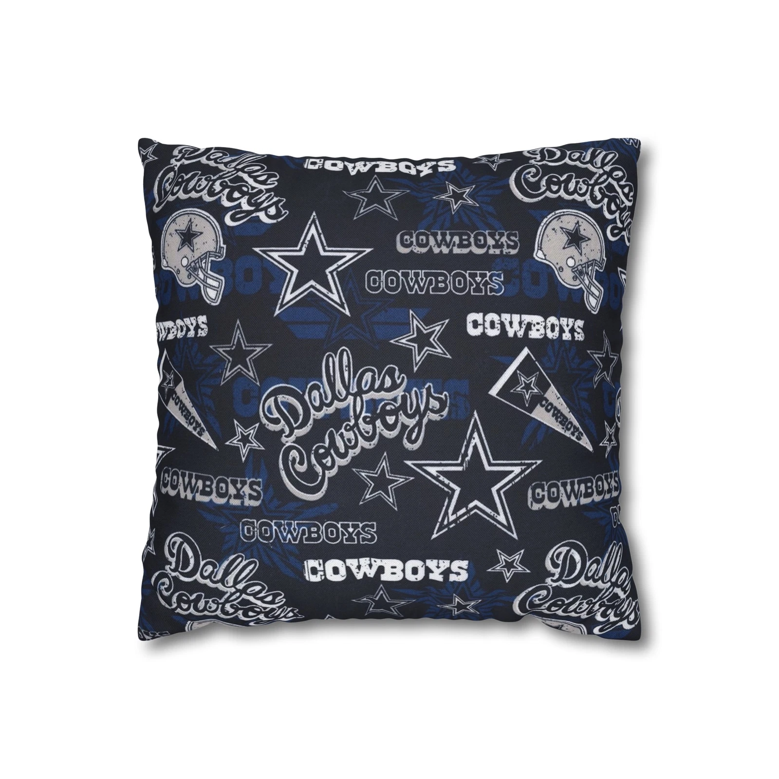 Dallas Cowboys Spun Throw Pillowcase