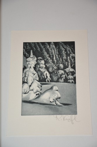Karin Kneffel (1957) acquaforte, firmata, senza titolo - Foto 4 di 4
