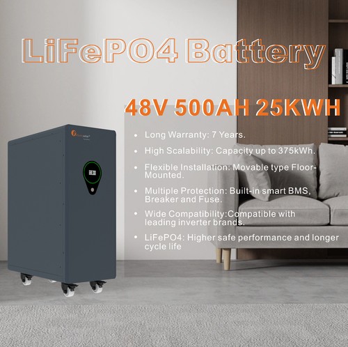 FELICITY 25KWh Solarspeicher PV 500Ah LiFePO4 LiFePo4 Speicher Akku48V FLA48500 - Bild 6 von 9
