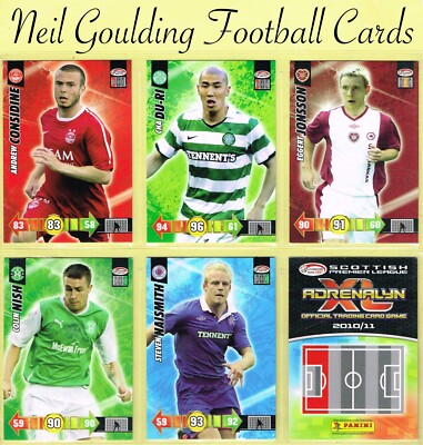 Panini Adrenalyn XL   SCOTTISH PREMIER LEAGUE 2010-11   Football Cards