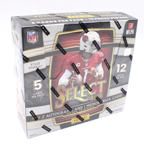 New, Sealed 2021 Panini Select Football Hobby Box - 12 Pack/Box, 5 Cards/Pack