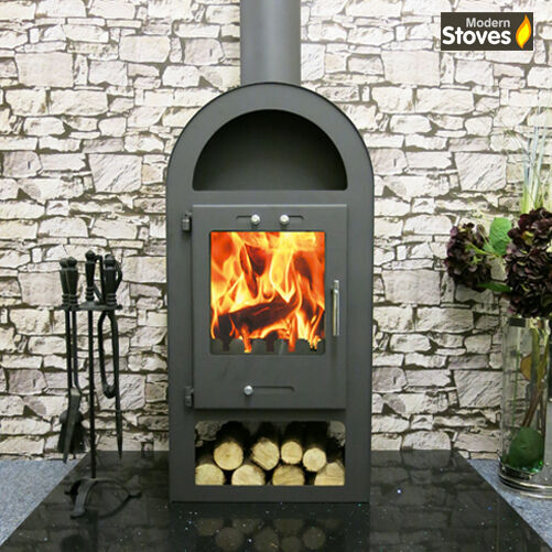 Wood Burning Multi fuel, Henley Meastro Stove 6.5kw Burner Modern Stoves |  eBay