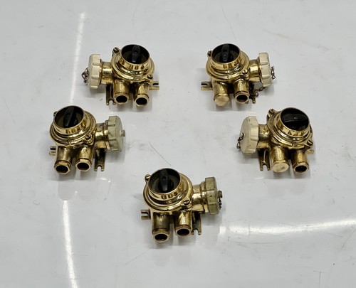 Maritime Original Industrial Old Brass Salvage Vintage Electrical Switch - Lot 5