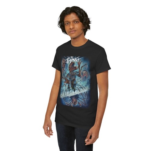 John Carpenter The Thing Movie T Shirt Unisex Heavy Cotton Tee - Picture 8 of 49
