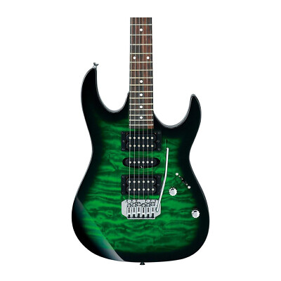 Ibanez GRX70QA GIO 6-String Electric Guitar Starter (Transparent