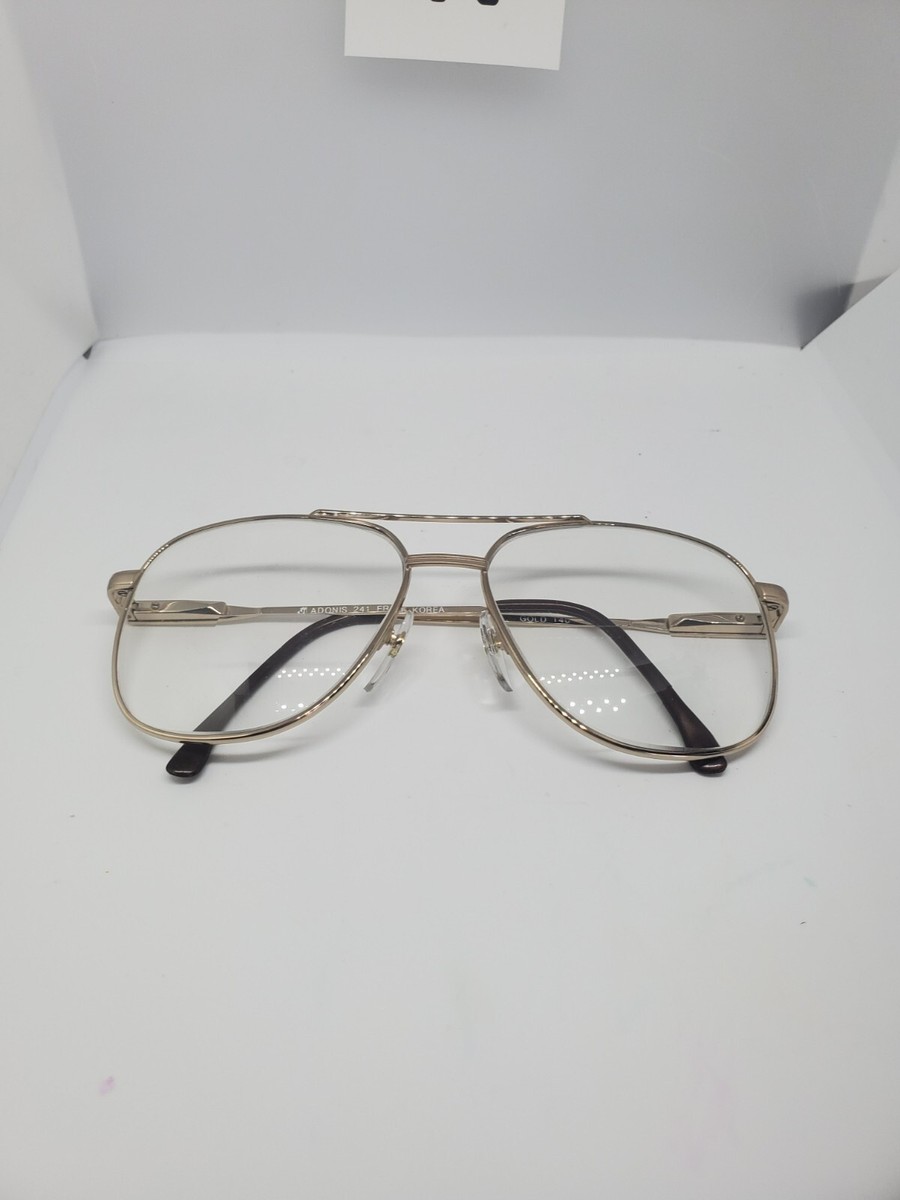 Only 「Adonis」 Collections Vintage Adonis Collection Eyeglass Frames Gun Metal Aviator 241
