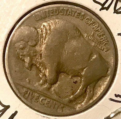 🎈🦒 1916 P 5c Indian Buffalo Nickel 🪶🪶 ddO Facial Profile doubLiNG ERROR 🦬 - Picture 8 of 10