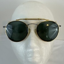Vintage XOXO Eyeglasses with Clip-on Sunglasses Camoflauge PEW 40 49 21