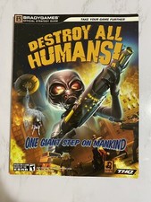 Destroy All Humans Strategy Guide Book Brady Games FOR PS2 Xbox Action Advent