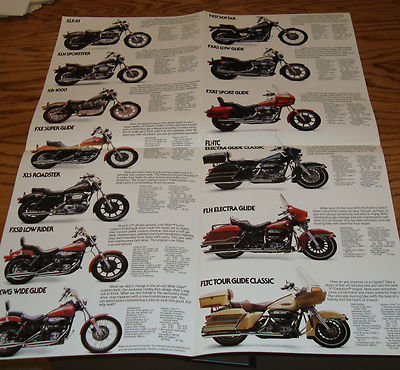 HARLEY-DAVIDSON PREMIUM COLLECTION カタログ Original 1984 Harley Davidson Motorcycles Full Line Sales Brochure