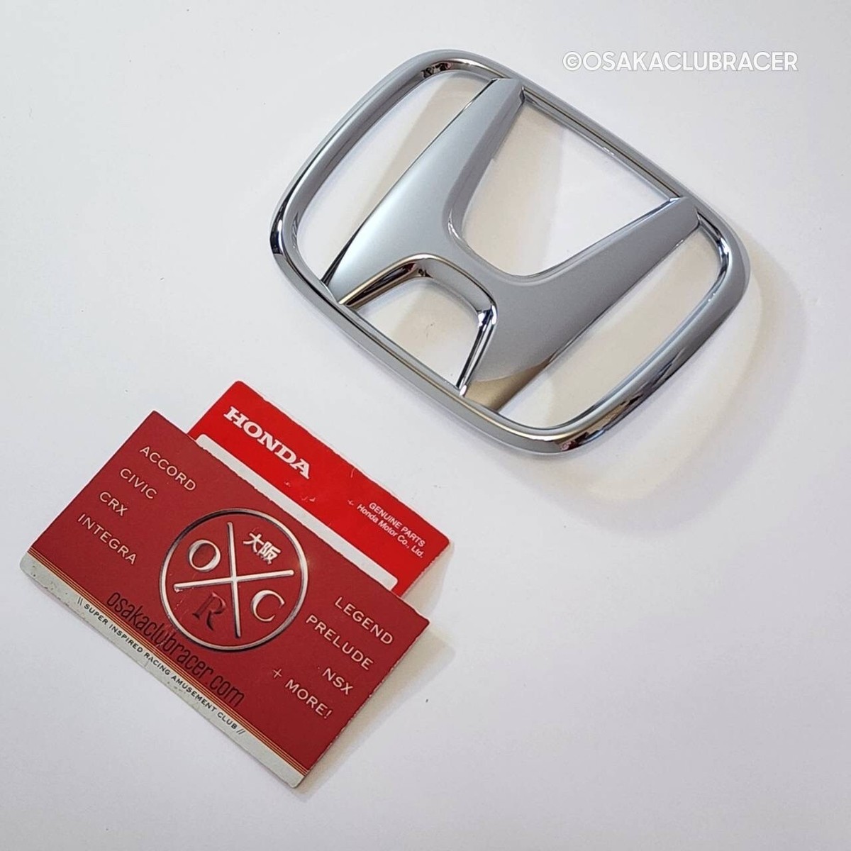 HONDA Logo ピンズ Genuine OEM 06-08 Honda Civic SEDAN Front Emblem H Badge 4-Door