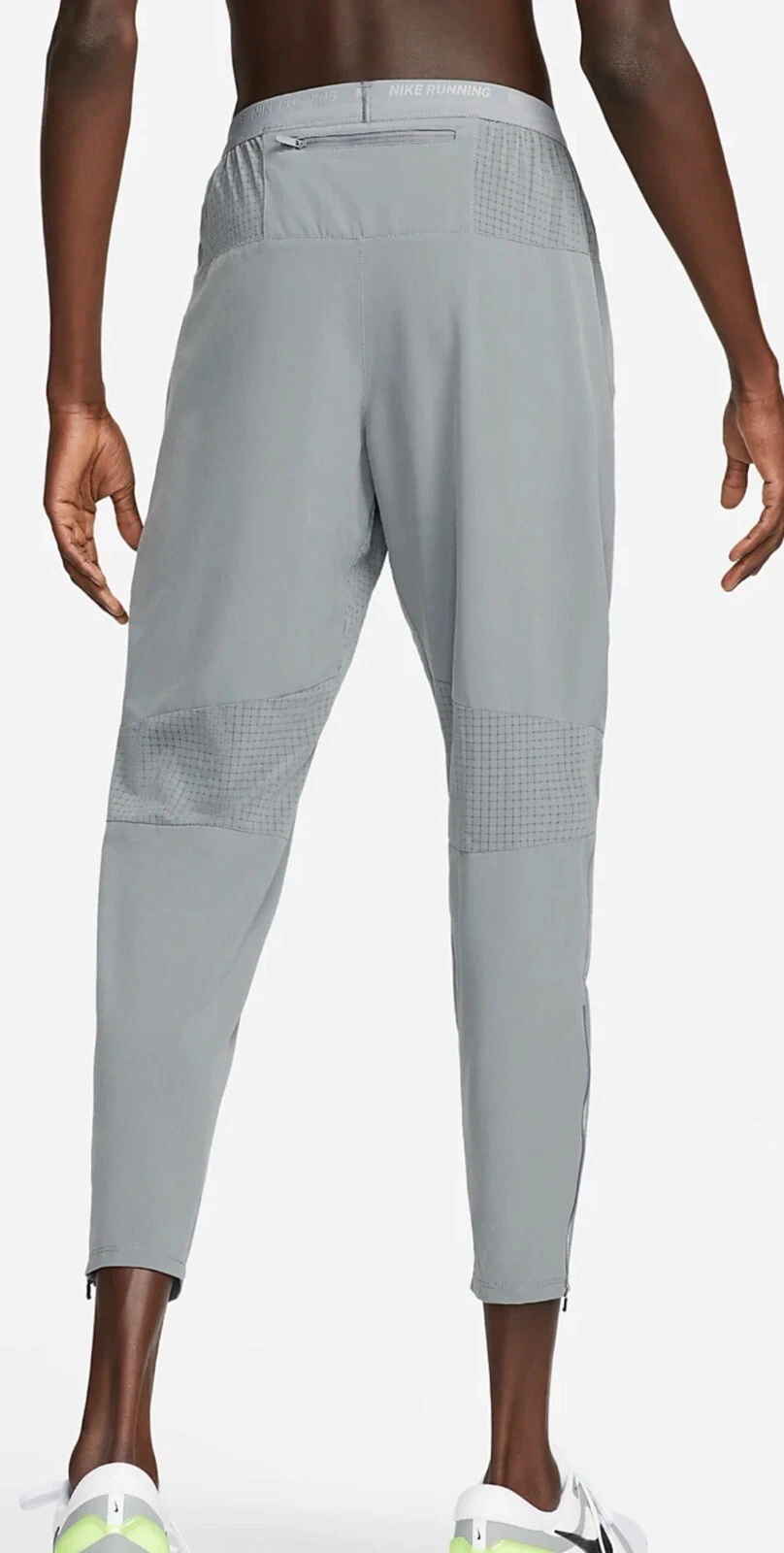 Pantalon de course tissé Nike Dri FIT DQ4745 084 homme petit gris