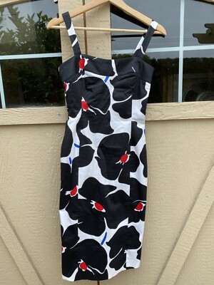 Boutique Moschino Floral Cotton Dress US 4