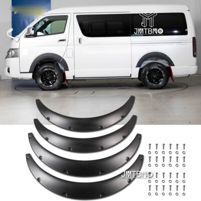4.5'' Car Fender Flares Mudguard Wheel Arches  Protector For Toyota Hiace Van US