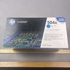 HP CE251A Cyan 504a Toner Cartridge Genuine