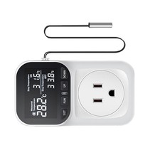 Digital Temperature Controller Plug 16A High Power Thermostat Heating Cooling