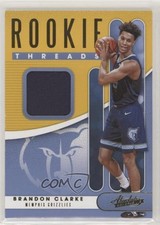 2019-20 Panini Absolute Memorabilia Rookie Threads Level 1 Brandon Clarke 04o2