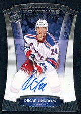 2015-16 Upper Deck Contours Oscar Lindberg #126 Rookie Autographs Die-Cut /499