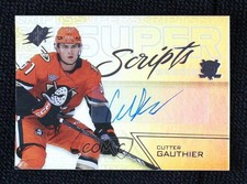 2024-25 SPx Superscripts Rookies Gold 3/99 Cutter Gauthier #SSR-GA Auto 1bb