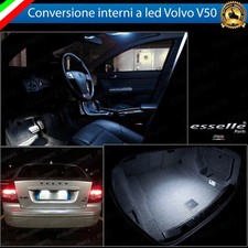KIT LED INTERNI + TARGA VOLVO V50 CONVERSIONE INTERNA LED 6000K BIANCO GHIACCIO