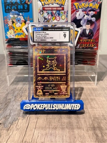 CGC 9 Mint Ancient Mew Pokemon 2000 Movie Promo