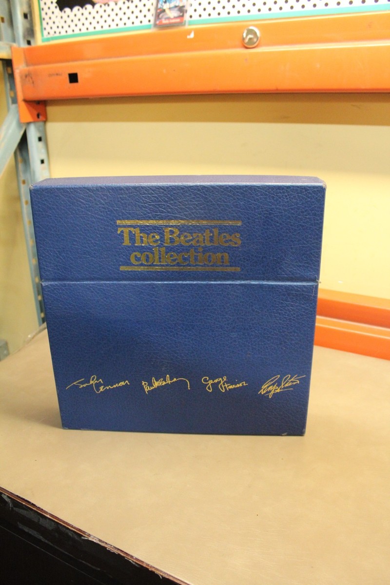 The Beatles BC13 Blue Box Collection UK Edition LP (Missing rubber