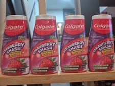 4 Colgate Anticavity Flouride Kids Toothpaste for Ages 2 Strawberry Smash NEW
